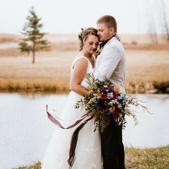 Bold and Moody Micro Wedding in Wyoming