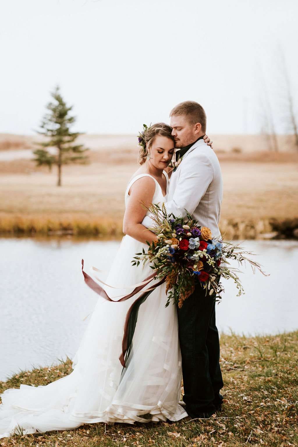 Bold and Moody Micro Wedding in Wyoming
