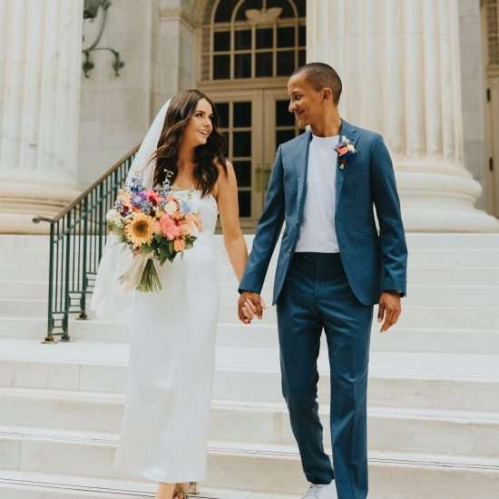 Cool and Casual Modern Downtown Denver Wedding