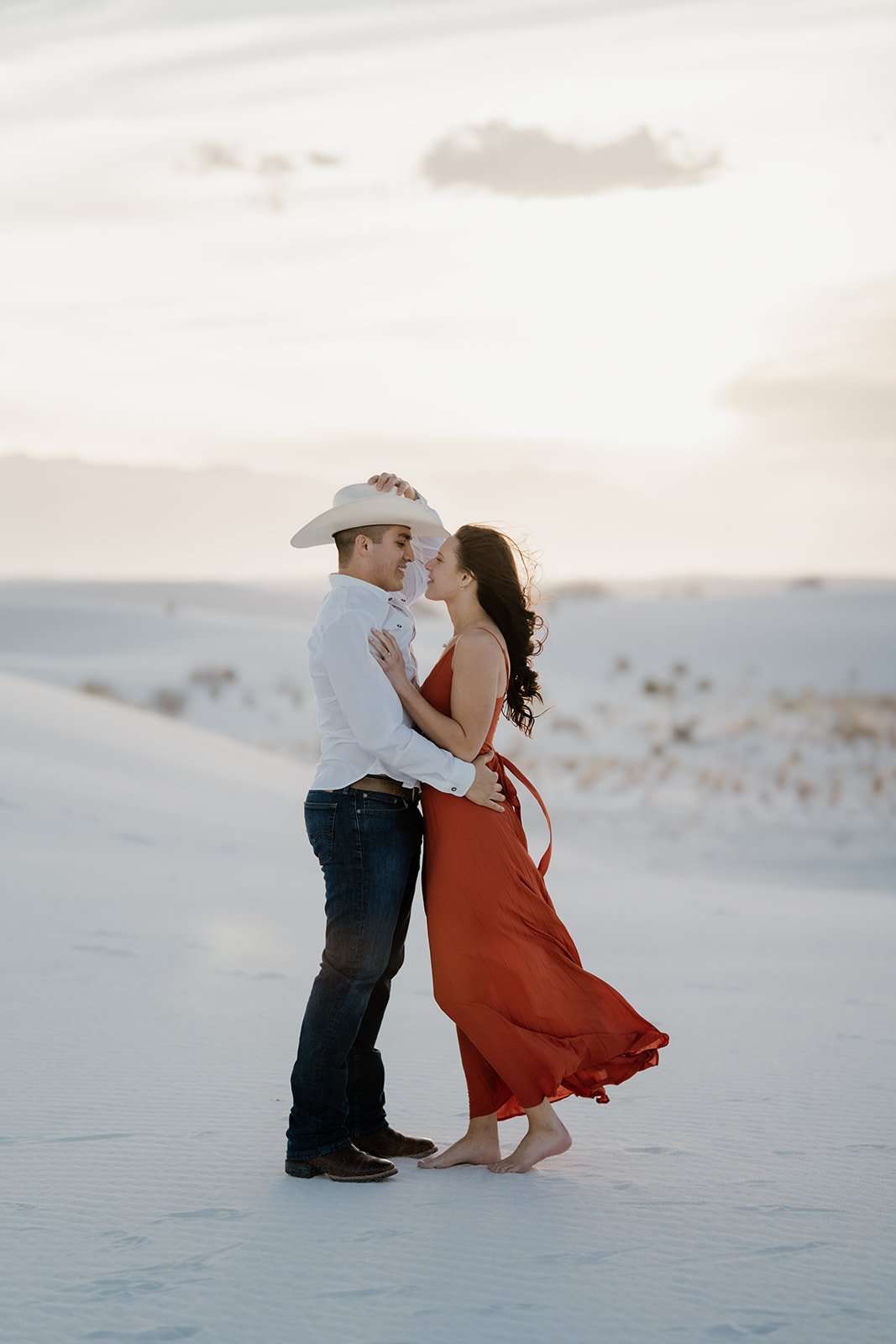 Barefoot Dunes Engagement at White Sands National Monument
