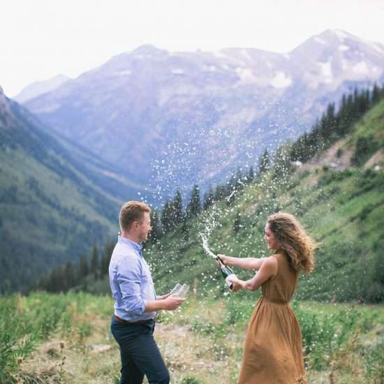 Blissful Picnic Proposal in Glacier National Park