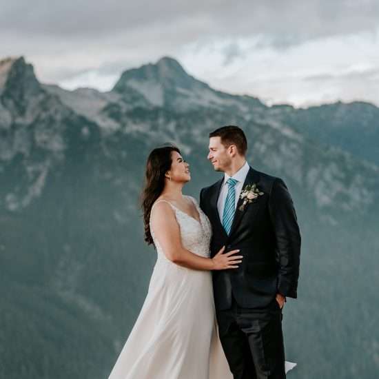 Adventurous Coast Mountains Helicopter Elopement