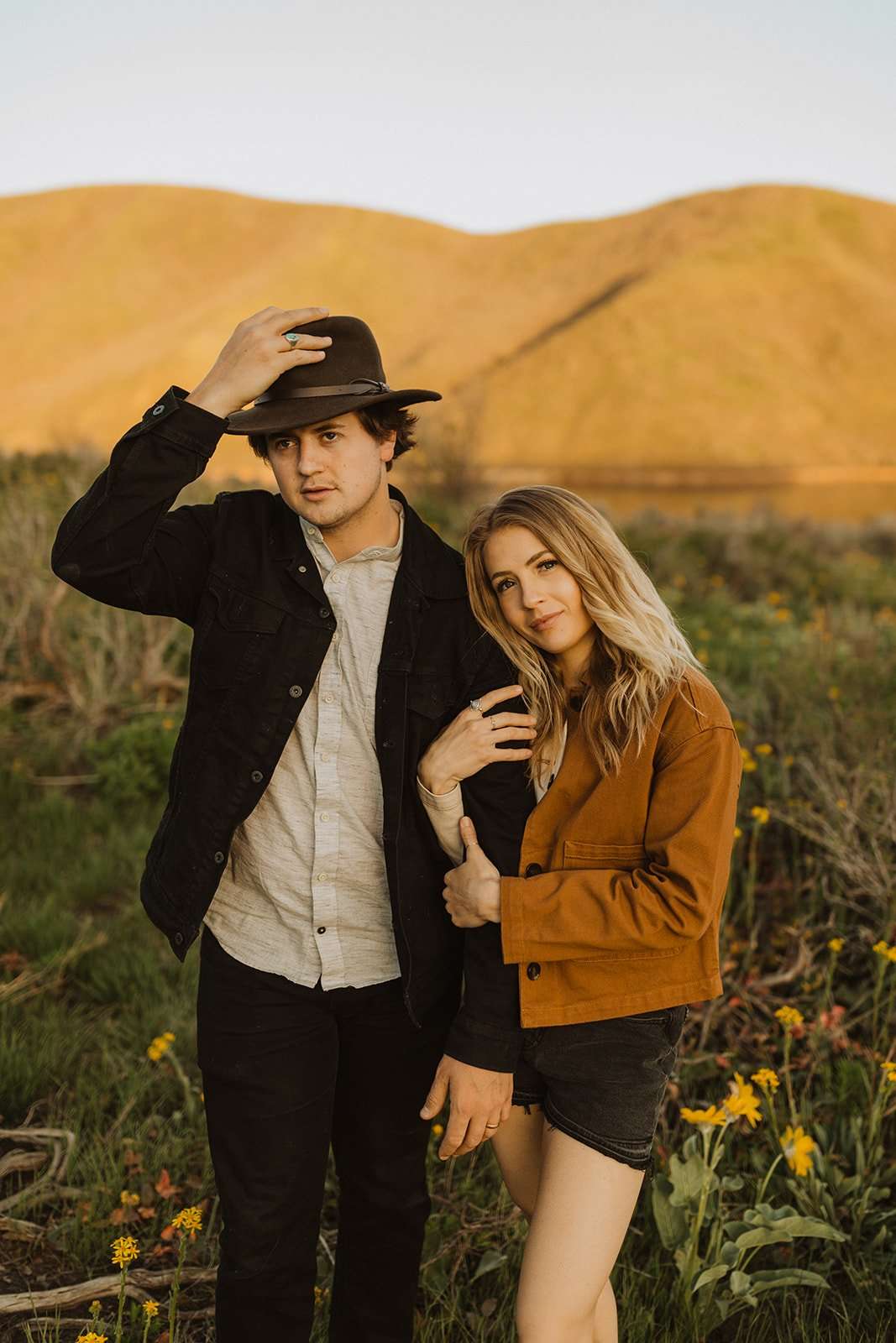 Free-Spirited Wild Flower Anniversary Session