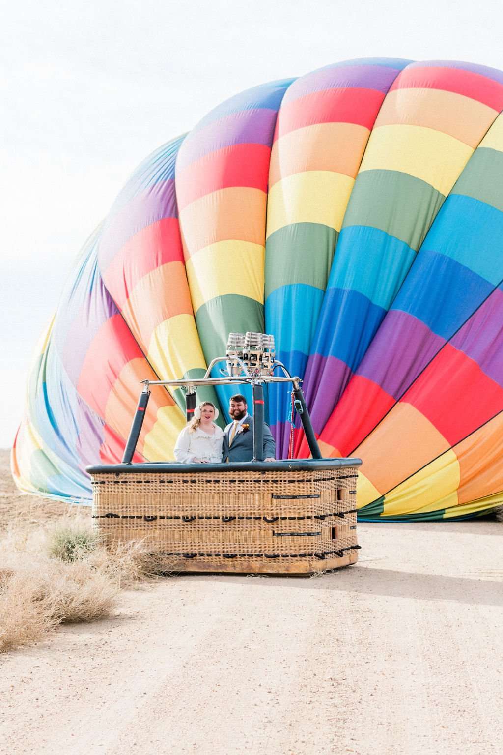 Hot Air Balloon Elopement in Colorful Colorado