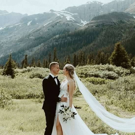 Summer Lakeside Elopement in Banff National Park