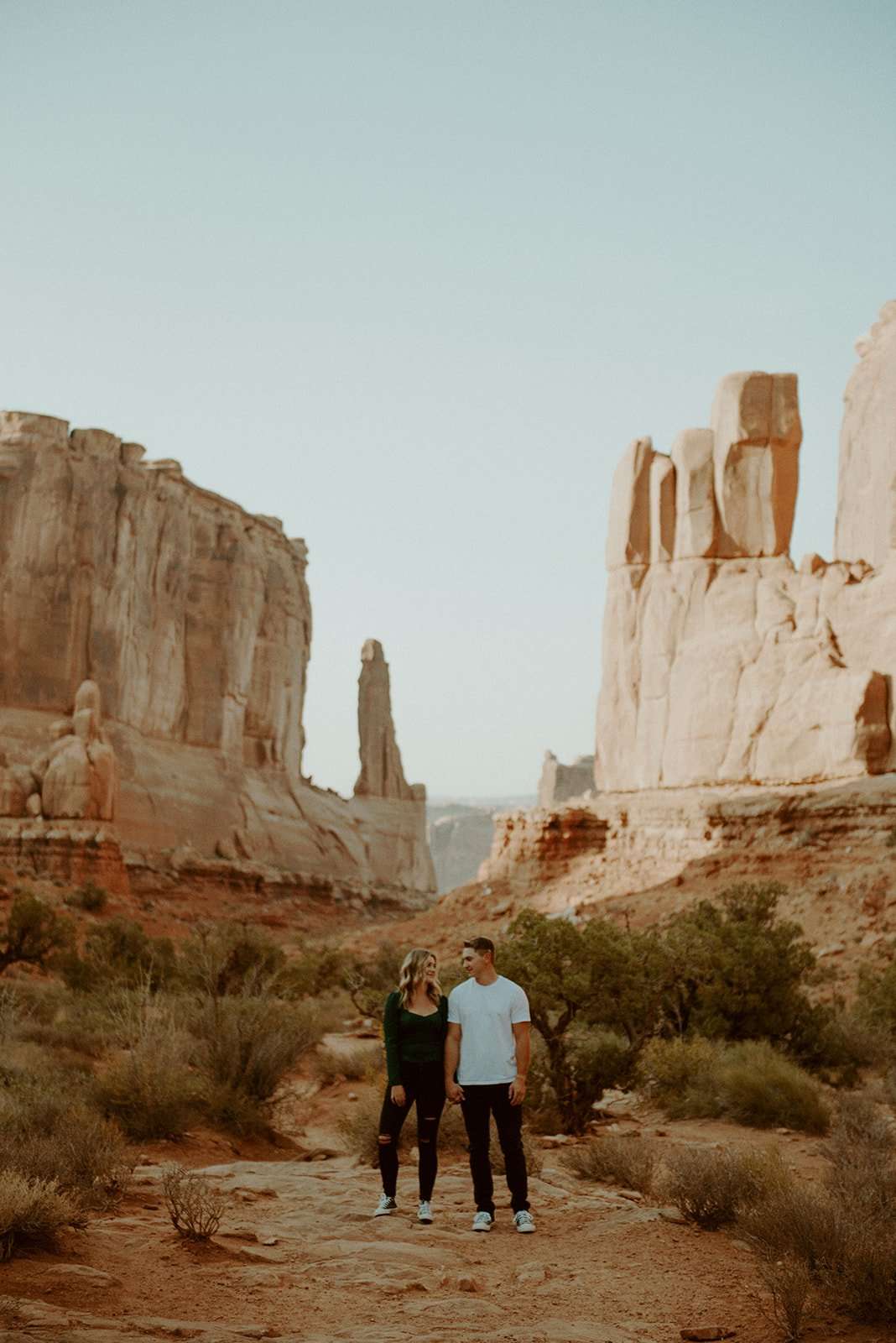 Darling Desert Engagement in Moab