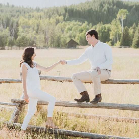 Natural and Airy Grand Teton National Park Engagement
