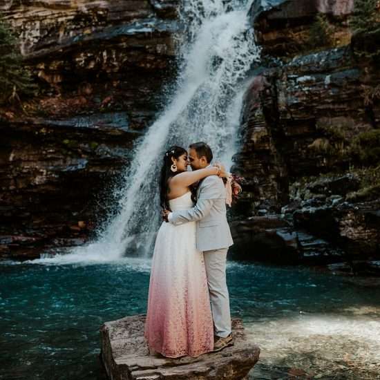 Waterfall Elopement at San Juan Mountains