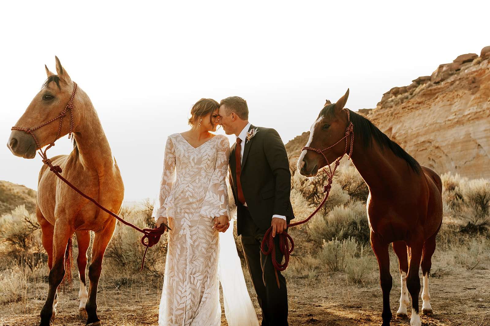 Gorgeous Idaho Falls Boho Inspired Bridals