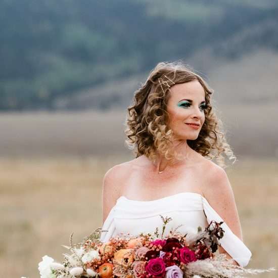 Three Peaks Ranch Vibrant Disco Wedding Inspiration