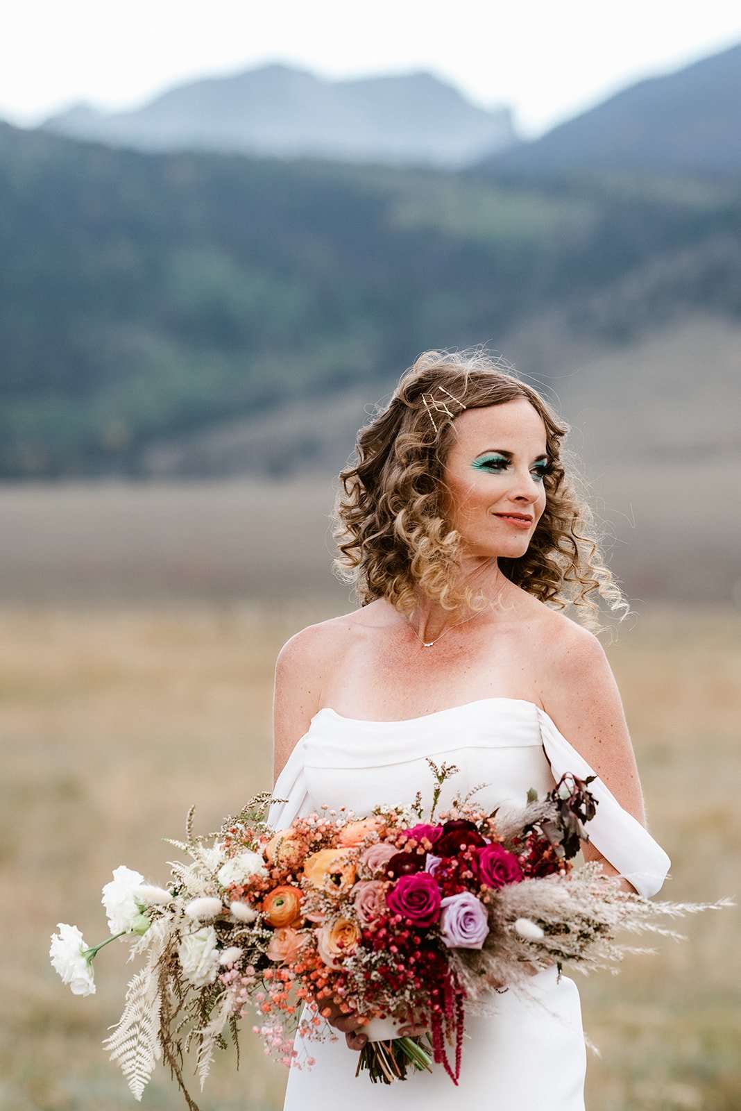 Three Peaks Ranch Vibrant Disco Wedding Inspiration