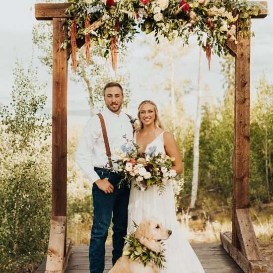Rustic Bohemian Outdoor Wedding in the Colorado Mountains