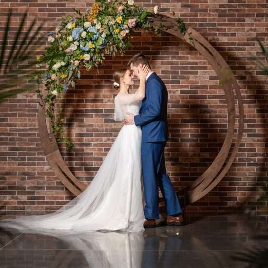 Simply Serene Industrial Wedding Inspiration