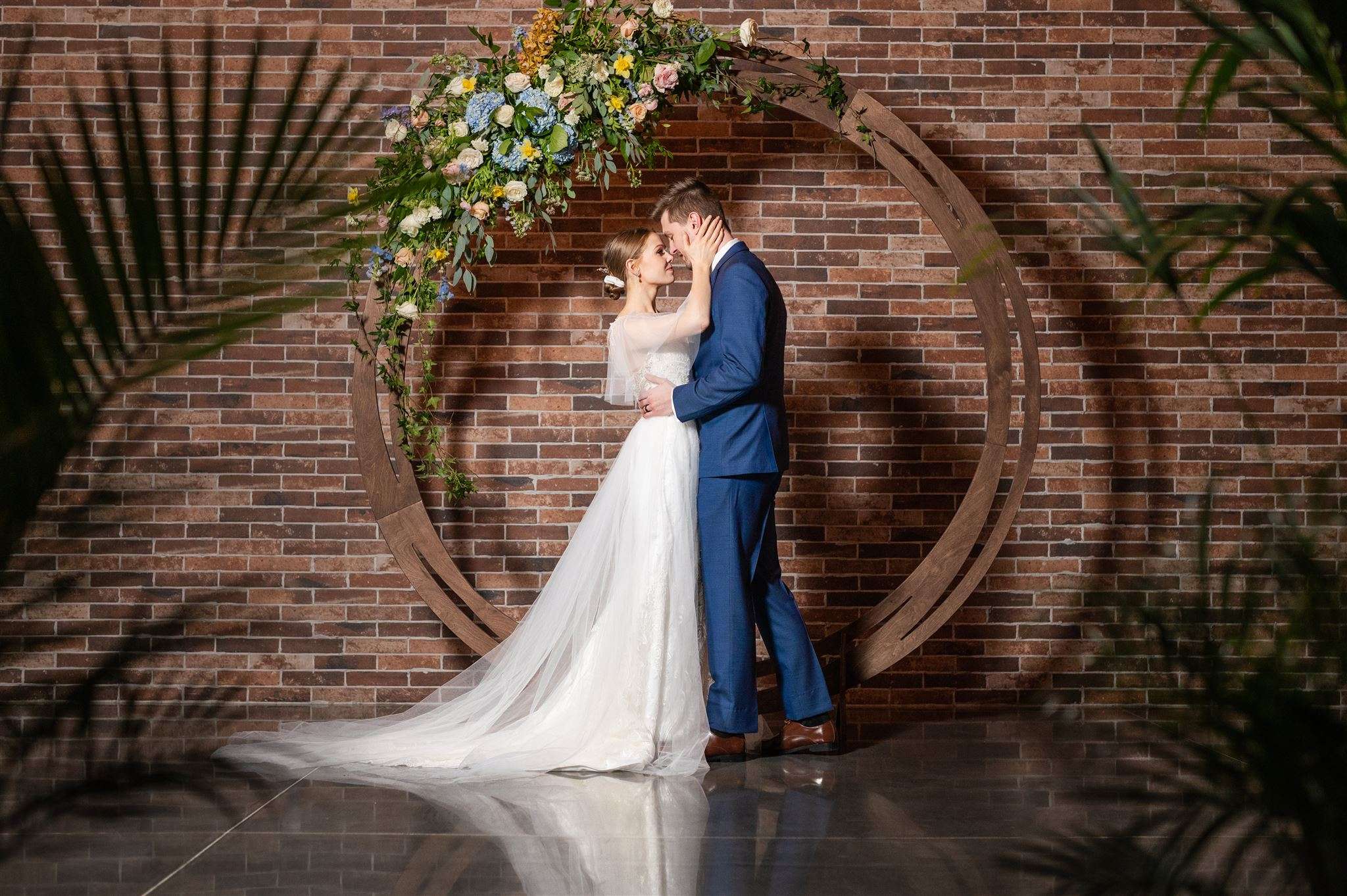 Simply Serene Industrial Wedding Inspiration