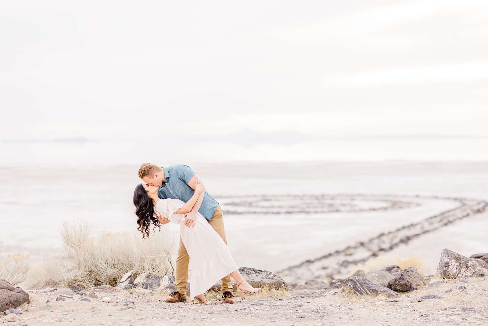 Light-Hearted and Lively Engagement at Spiral Jetty