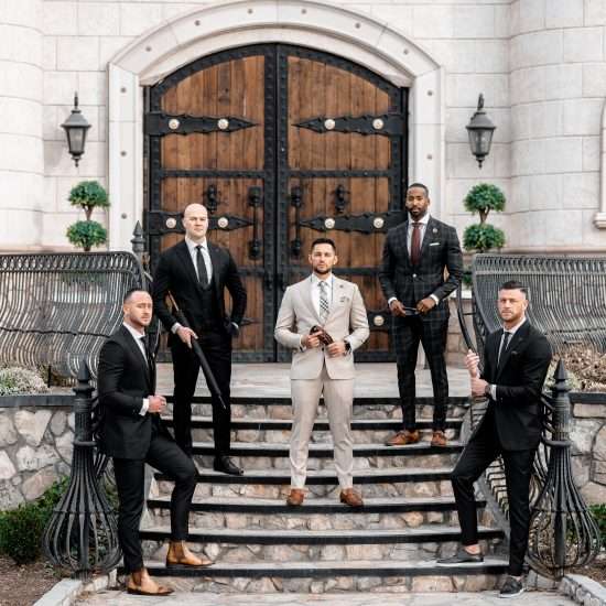 Seasonal Attire for the Groom and Groomsmen