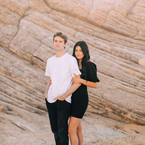 Lovely Neutral and Casual Utah Engagement