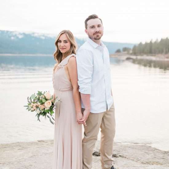 Cascade Mountain Lake Engagement