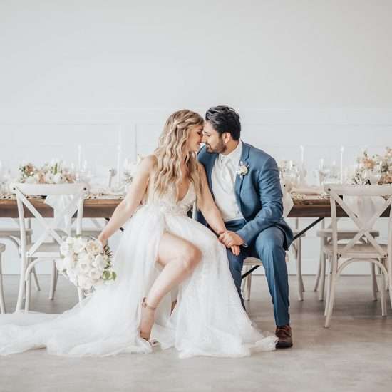 Monochromatic White and Cream Wedding Inspiration