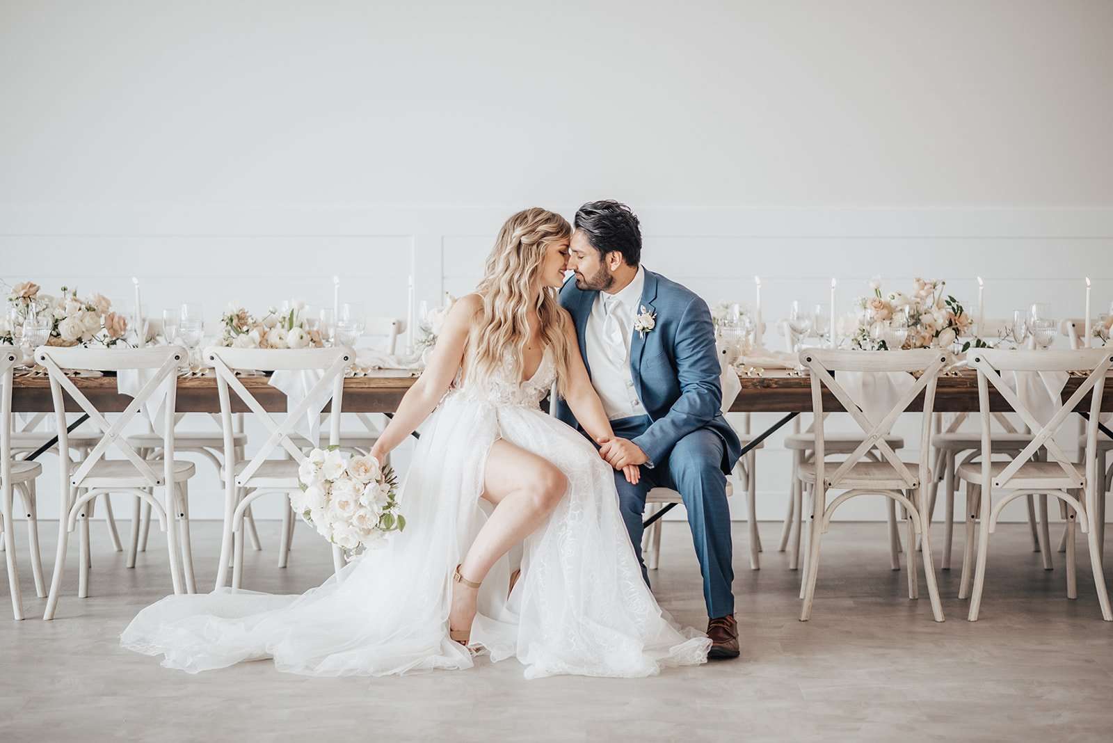 Monochromatic White and Cream Wedding Inspiration