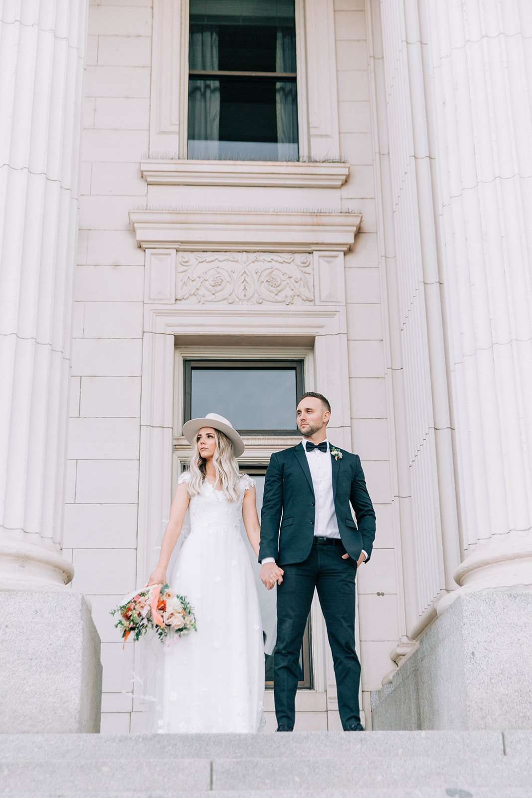 London Wedding Inspiration at Provo Historic Courthouse