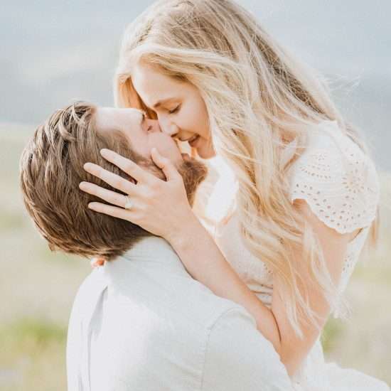 Sweet and Sun-Drenched Jackson Hole Engagement