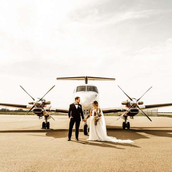 Boho Bliss Aircraft Hangar Wedding Inspiration