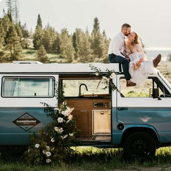 Boho Camper Van Elopement Inspiration