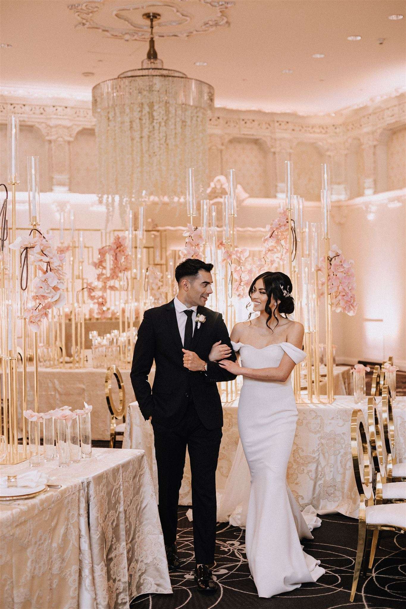 Glamorous Rosewood Hotel Georgia Wedding Inspiration
