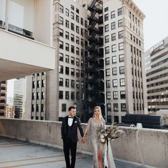 Iconic Rooftop Wedding in Downtown Salt Lake City