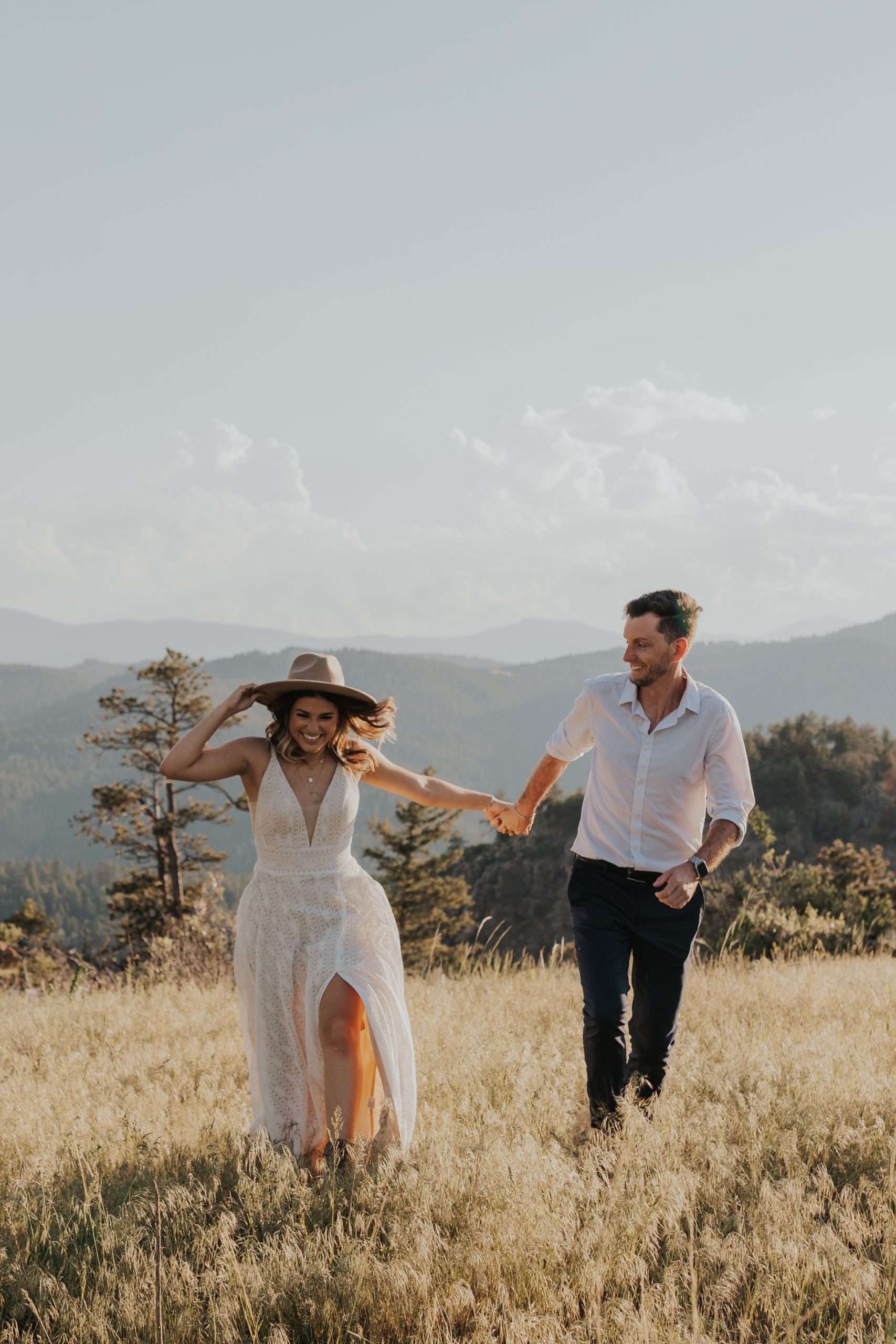 Warm Summer Engagement in Evergreen