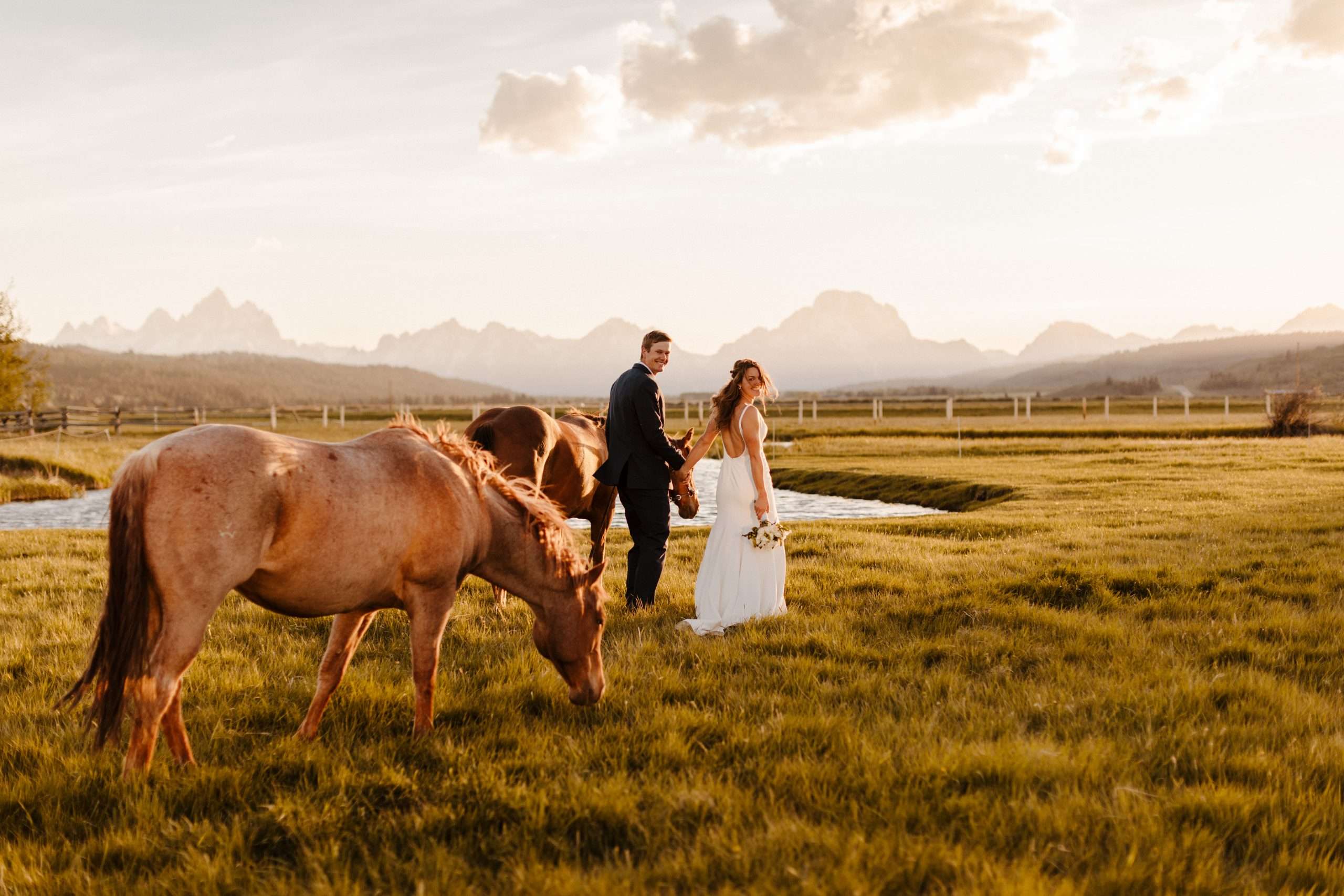 Western Meets Modern Elegance Wedding