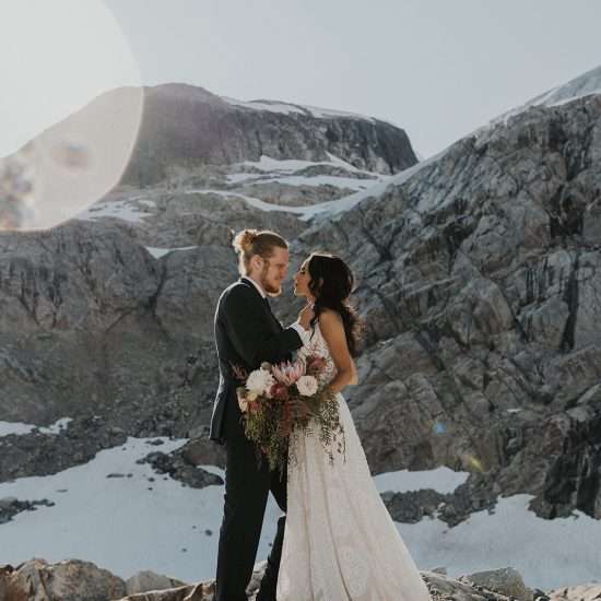 Wild Mountain Elopement Inspiration at Ipsoot Icefield