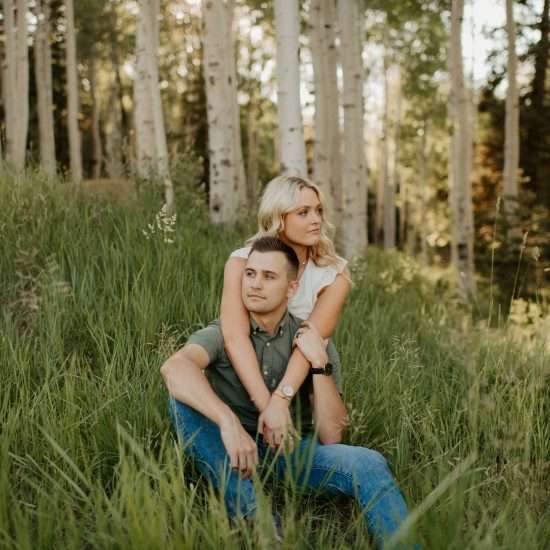 A Casual and Fun Woodsy Engagement Session
