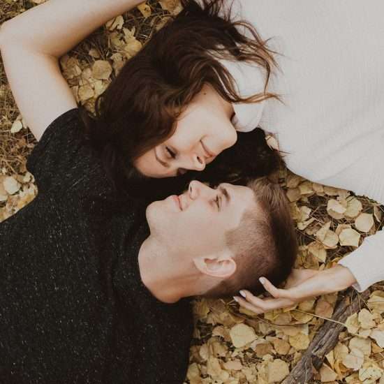 Crisp Fall Foliage Engagement Session