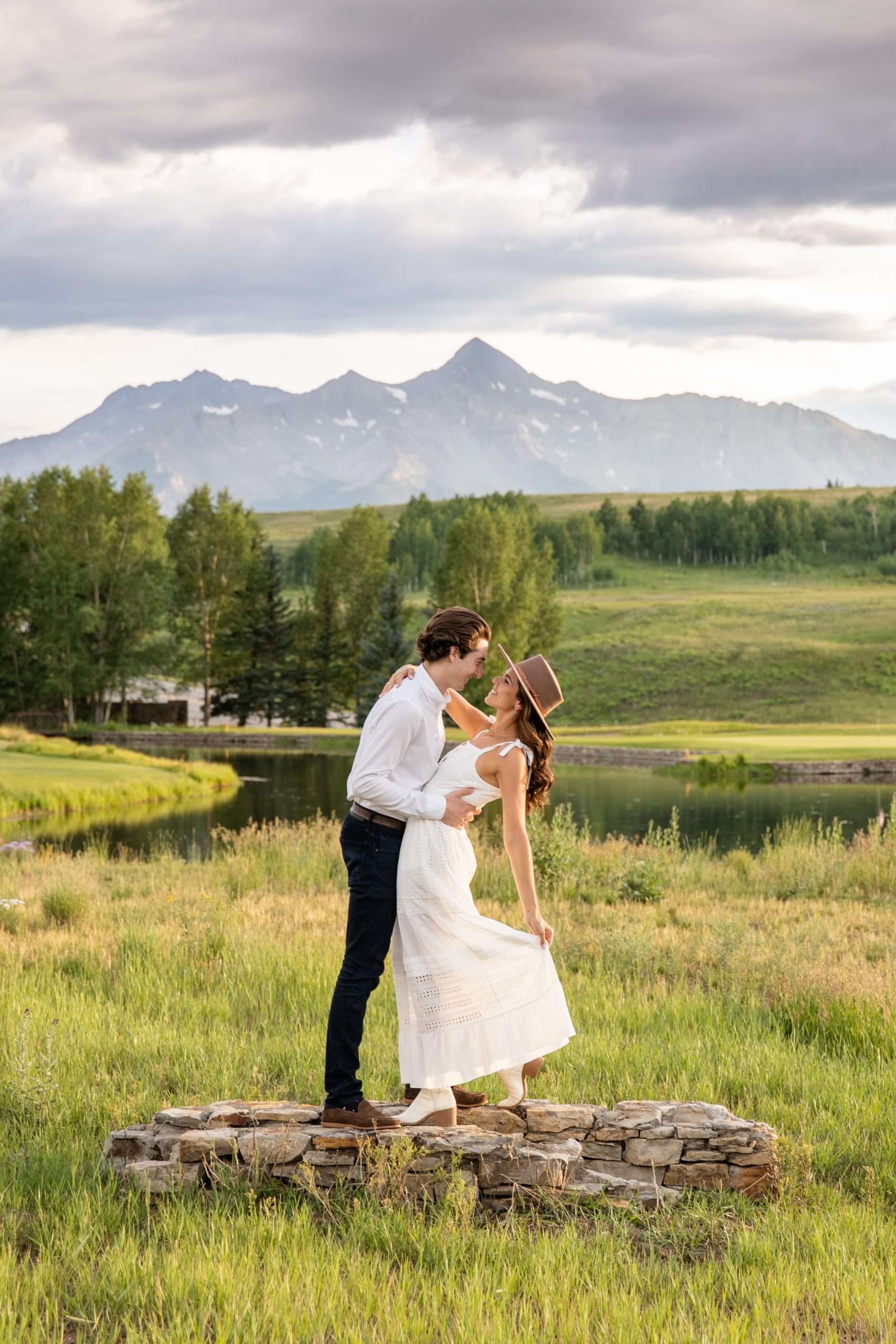 Golden Telluride Engagement Session