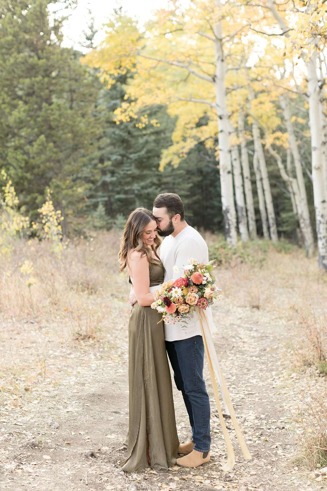 Intimate Autumn Picnic Engagement Session
