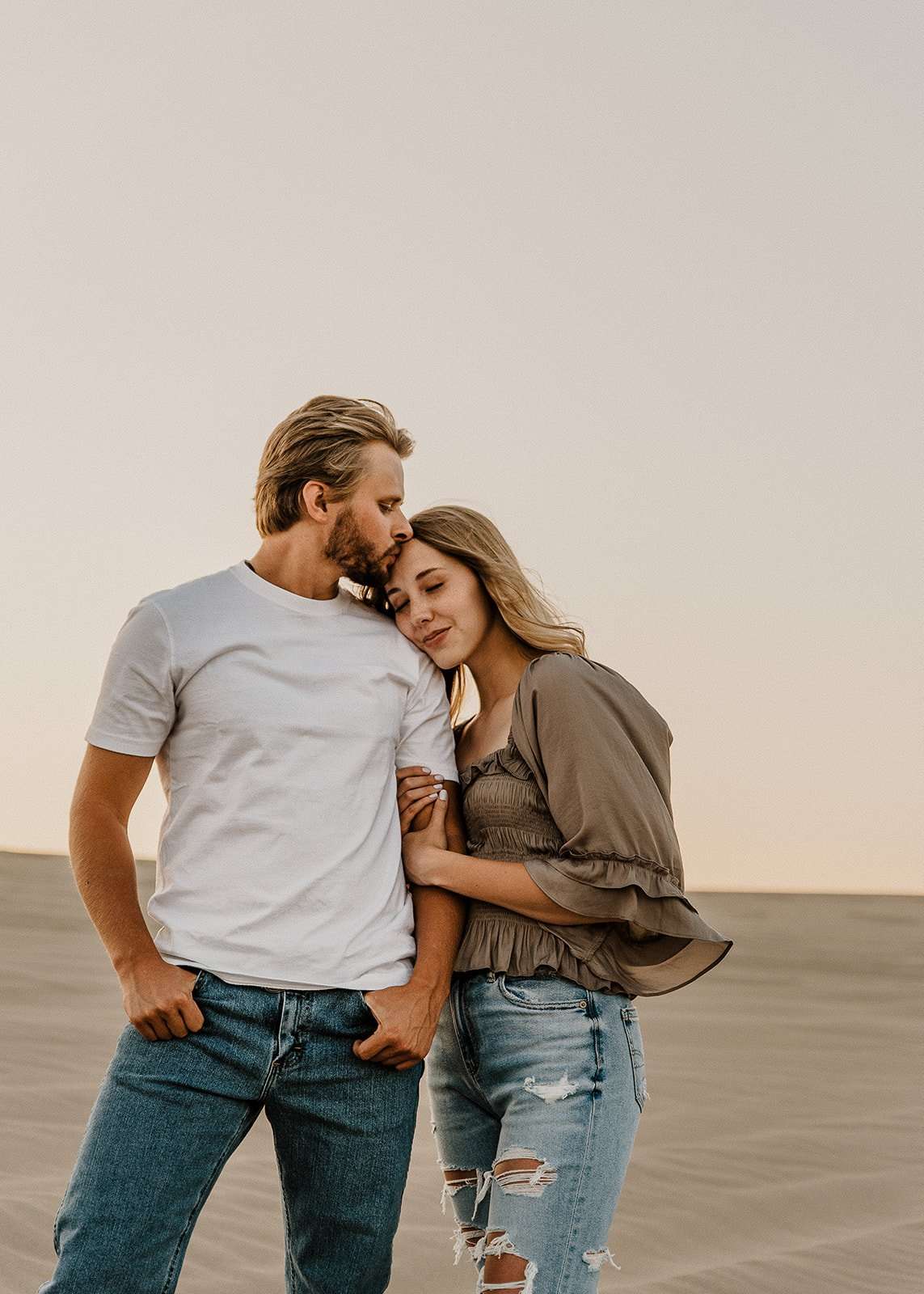 Irresistible Engagement at St. Anthony Sand Dunes