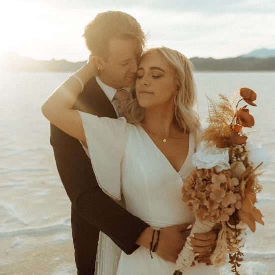 Magical Bridals at Bonneville Salt Flats