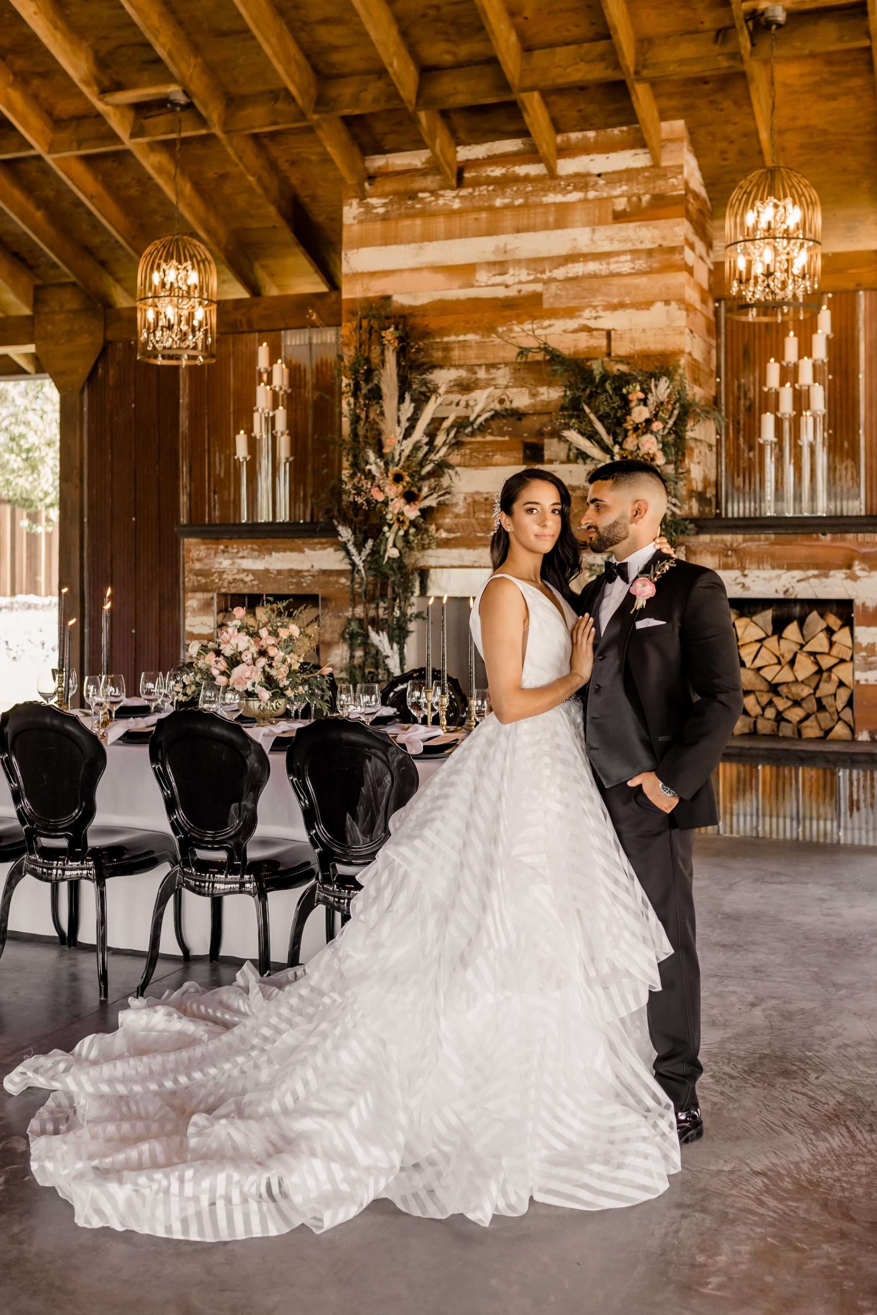Rustic Meets Modern Luxe Wedding Inspiration