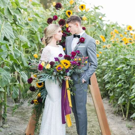 Fall Sunflower Wedding Inspiration