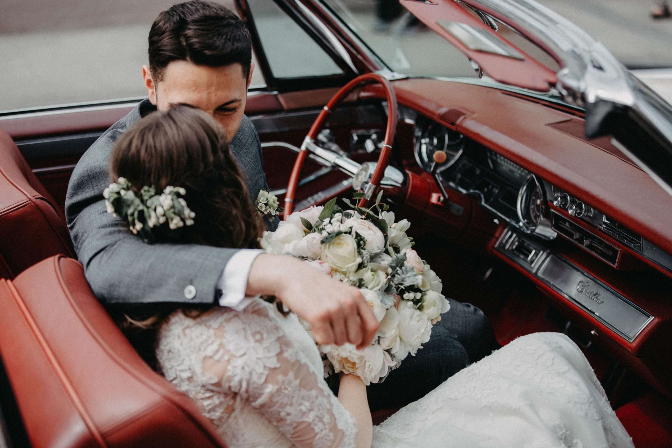 16 Picture-Perfect Wedding Getaway Cars