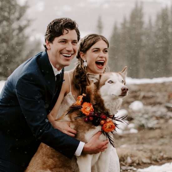 Snowy Elopement in the Durango Mountains
