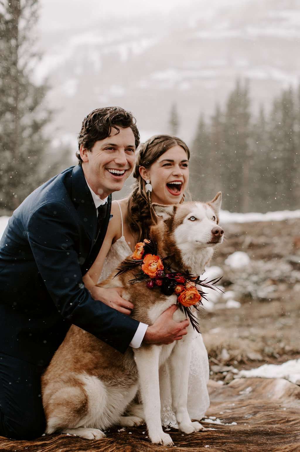 Snowy Elopement in the Durango Mountains