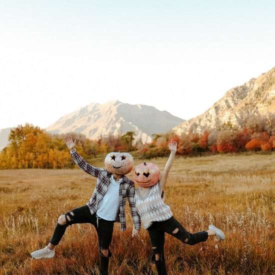 Spooky Halloween Anniversary in Utah Canyon