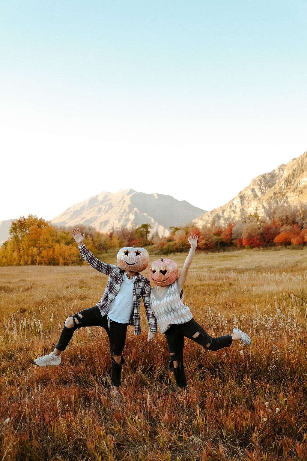Spooky Halloween Anniversary in Utah Canyon