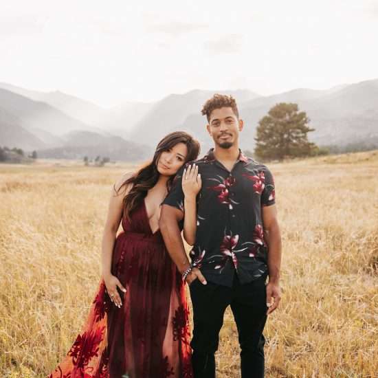 Golden Hour Engagements in Rocky Mountain National Park