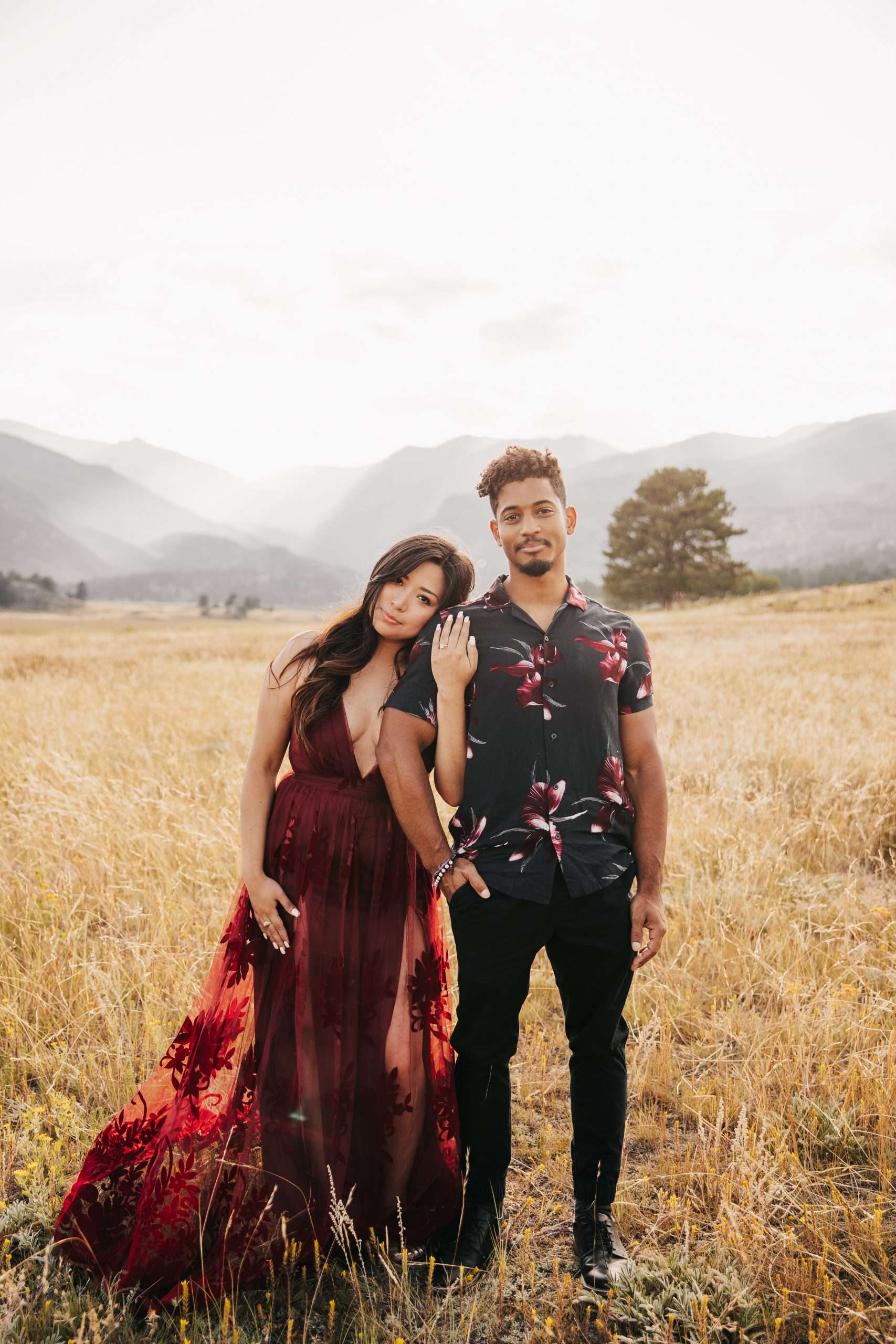 Golden Hour Engagements in Rocky Mountain National Park
