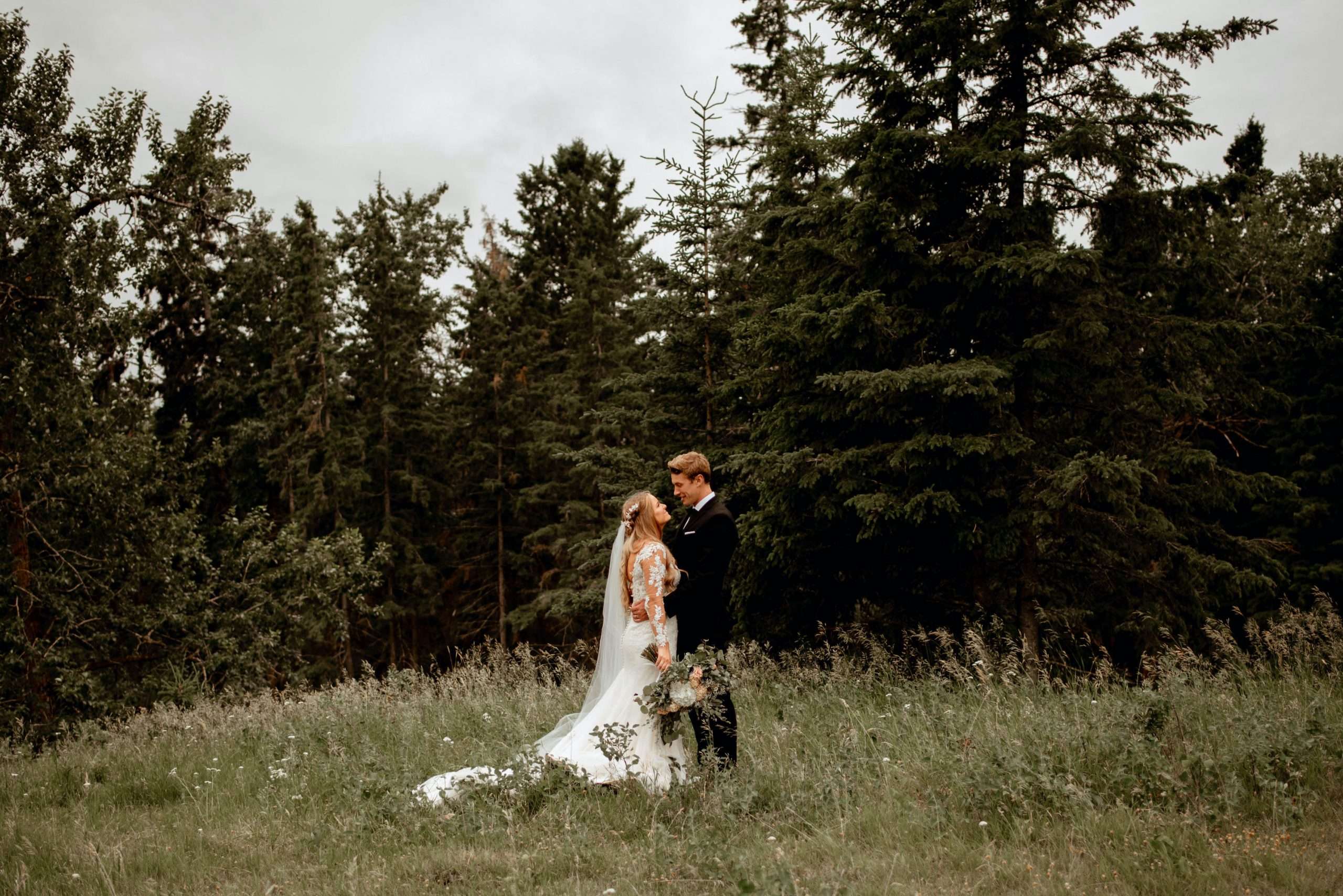 Intimate and Emotional Alberta Wedding Day