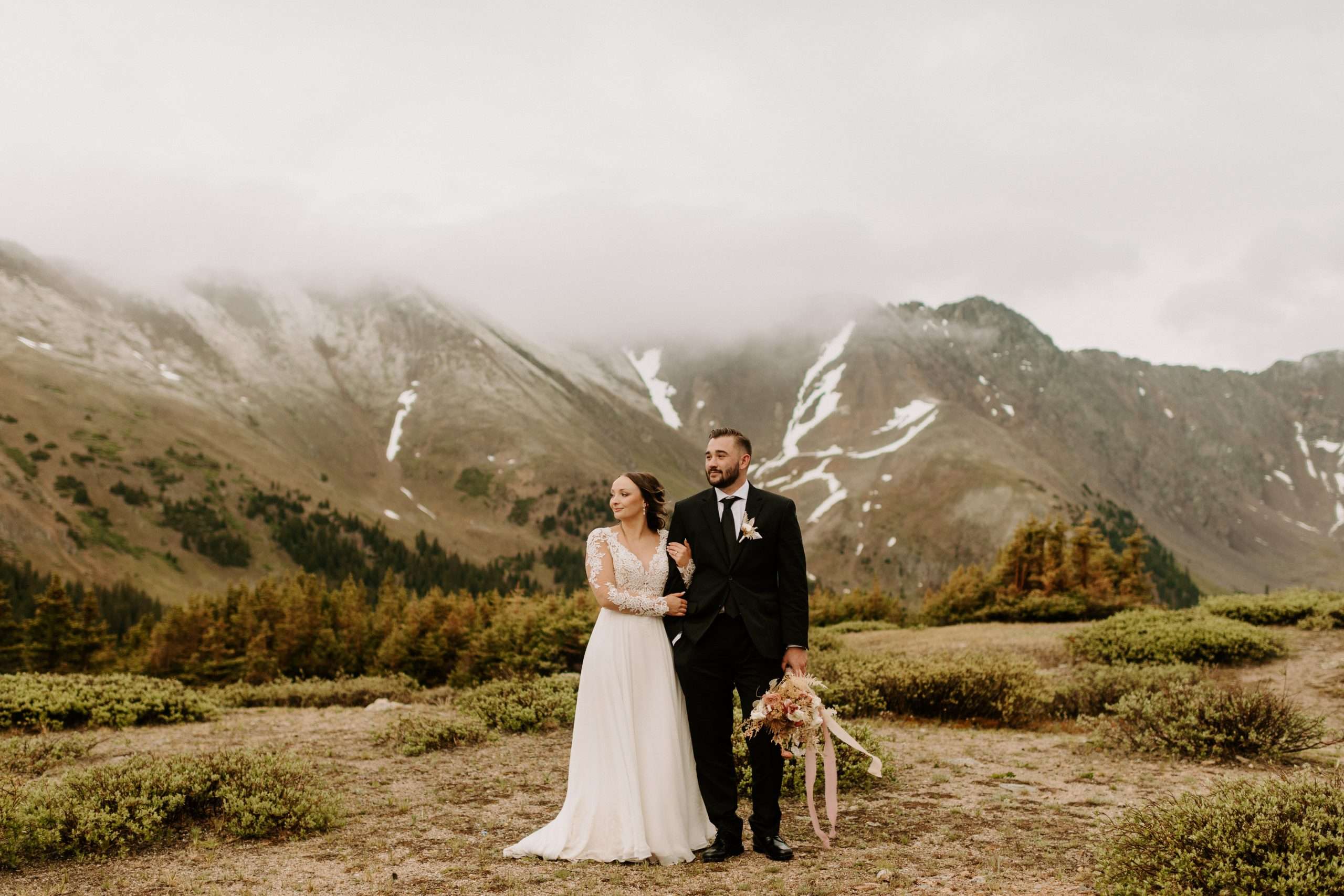 Misty and Moody Loveland Pass Elopement